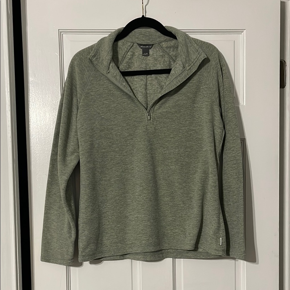 Eddie Bauer Green Cowl Neck Sweater